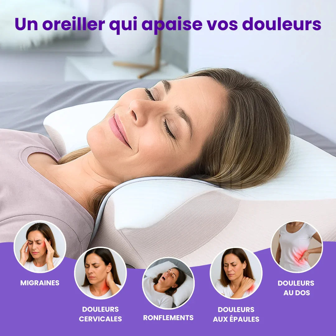 Oreiller Ergonomique Cervical Somelle™ - Somelle