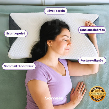 Oreiller Ergonomique Cervical Somelle™ - Somelle